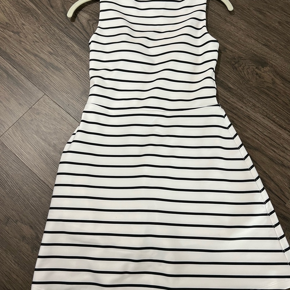 Abercrombie Black and White Striped Dress